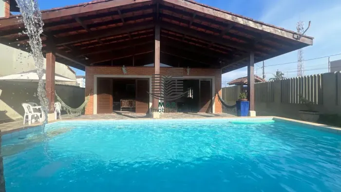 Casa locação temporada com 420 m² 3 quartos, para 15 pessoas , 5 vagas em Cibratel  - Itan