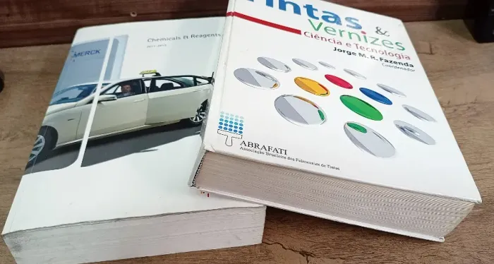 Livro Tintas e Vernizes + Index Merck Merck Chemicals & Regeants