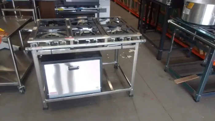 Fogão INOX 3QD e 3QS C/ Forno Inox