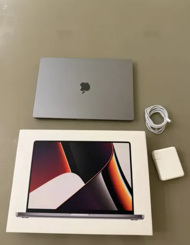 MACBOOK PRO 16.2 POL M1 PRO 16 RAM 512 HD  A2485 MK183LL/A OTIMO ESTADO NA CAIXA APROVEITE