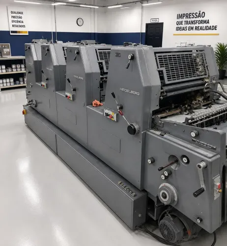 Heidelberg Gto 52 4 cores álcool aquacell pré registro
