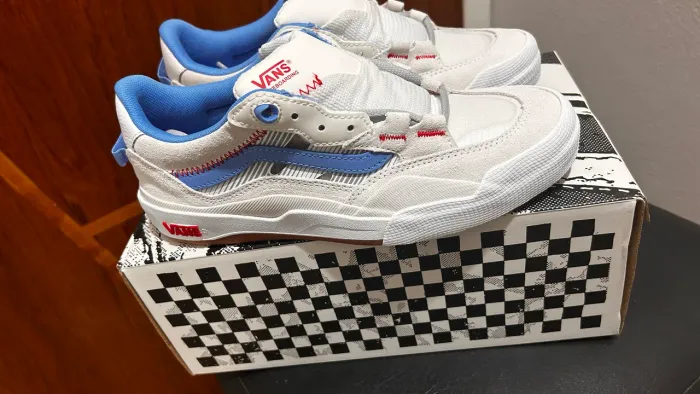 Tênis VANS Wayvee Skate Blanc De Azure Blue (ORIGINAL)