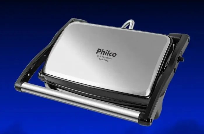 Grill Philco Redstone 1500W Inox Antiaderente 127 Volts