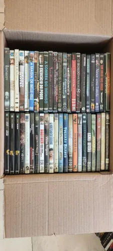 Lote de 650 DVD's filmes + 200 DVD's musica