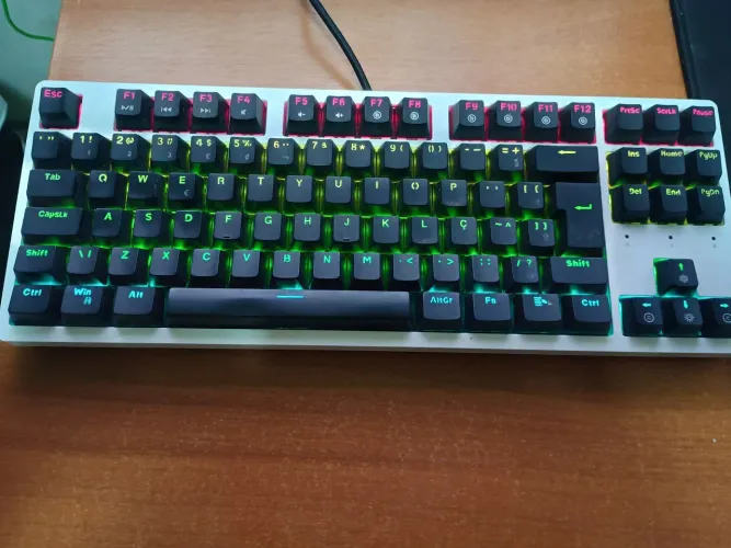 Teclado mecânico husky sled switch red