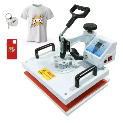 Prensa Térmica Sublimação 29x38cm Plana Camiseta Capa de Celular Chaveiro 220v - E035953