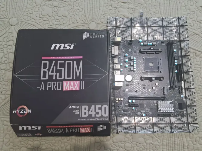 Placa-mãe MSI B450M-a PRO MAX II / Socket AM4 - Envio rápido