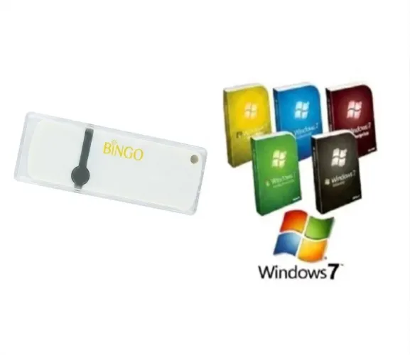 Pen drive com sistemas windoows 7 todas as versões + suporte