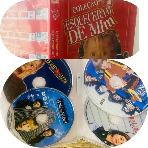 Coleção DVD Esqueceram de Mim 1, 2, 3 e 4