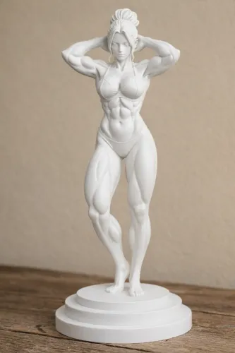 Estatueta mulher fisicoturista