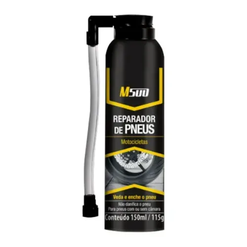 Reparador Pneu Moto Bicicleta Carro 150ml M500 Emergência