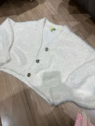 Cardigan Pelinho FARM off white