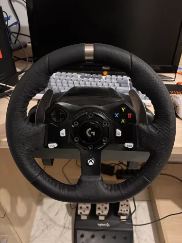 Volante Gamer G920 Driving Force e Câmbio Driving Force Shifter Preto Logitech G