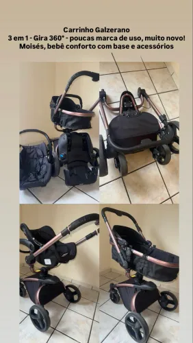 Carrinho de bebê 360°