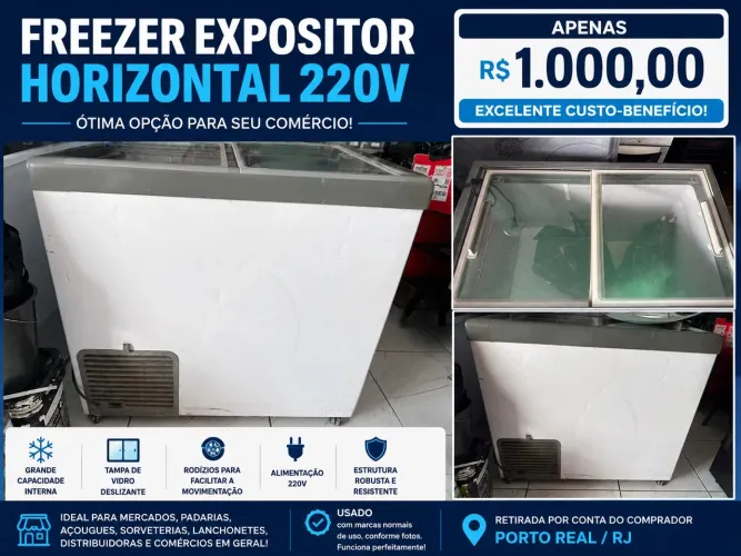 Freezer Expositor Horizontal 220v
