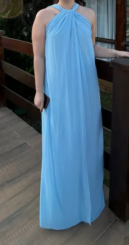 VESTIDO DE FESTA AZUL SERENITY