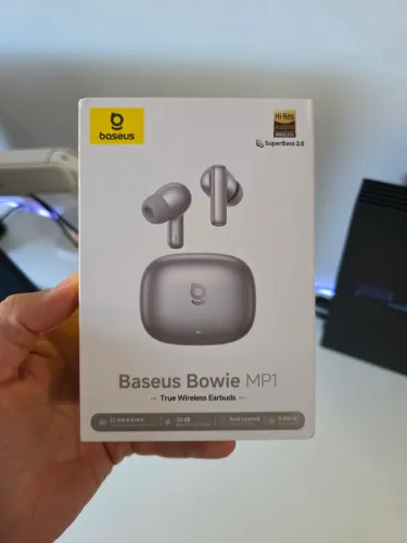 Baseus Bowie MP1 TWS - Fone Bluetooth Hi-Res com ANC