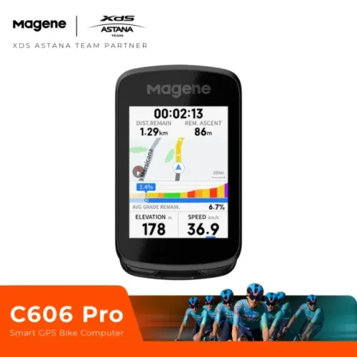 Ciclocomputador Magene C606 Pro GPS Touchscreen Novo