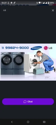 Técnico em máquina de lavar roupa 