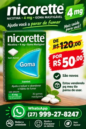 Pastilha Nicoretti 4 mg