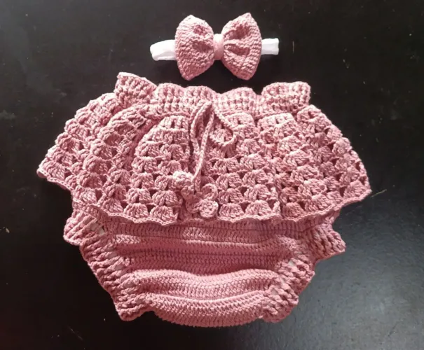 Roupas de bebê em crochê, Fazemos também por encomenda