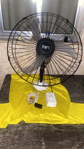 Ventilador de parede oscilante com controle de velocidade de 60 cm