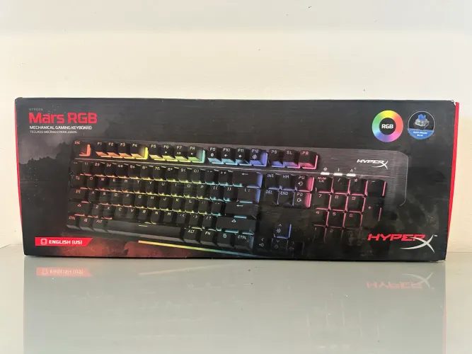 HYPERX MARS RGB NOVO, NUNCA USADO!