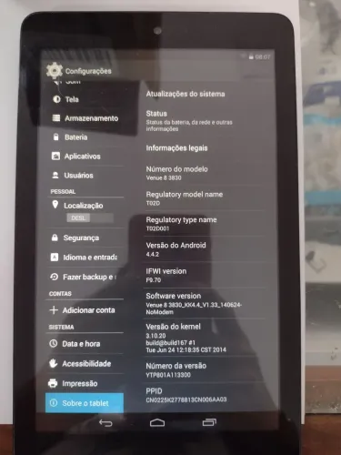 Tablet DELL 8 whatsapp *