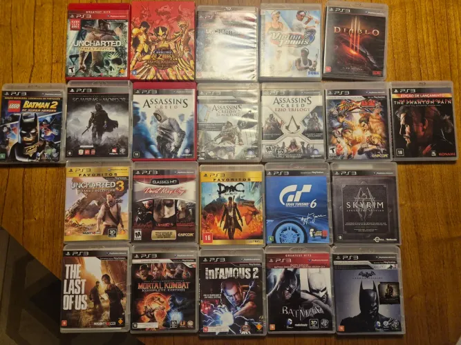 Vendo lote de jogos de PS3 (22 jogos)