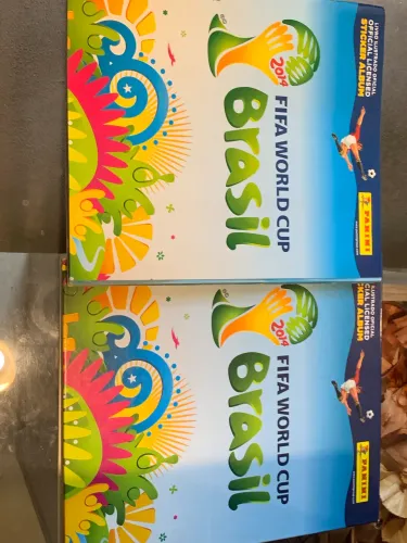 Álbuns Panini Copa do Mundo Brasil 2014 Completos - Capa Dura e Capa Mole
