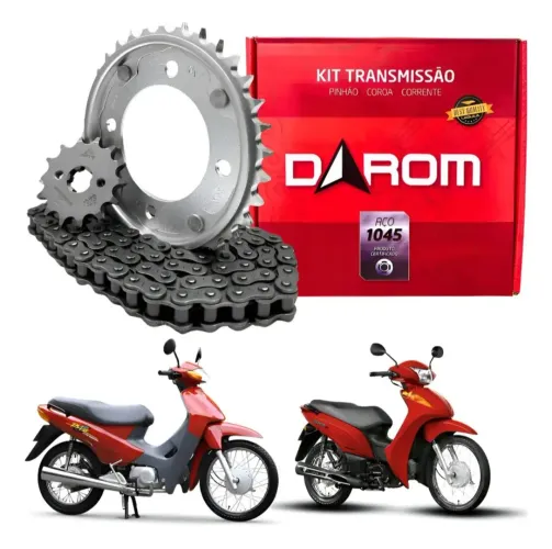 Kit de transmissão sem retentor p/ Honda Biz 110