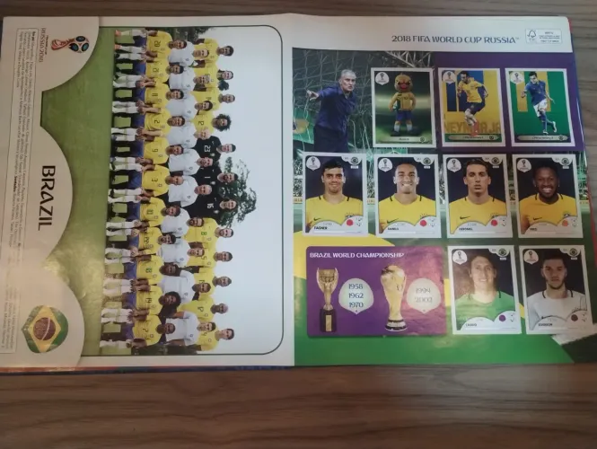 Álbum copa do mundo 2018 Russia capa dura completo