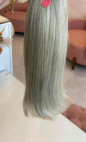 100g de cabelo 100% humano com luzes 1.200