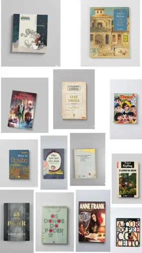 Kit de livros variados (usados)