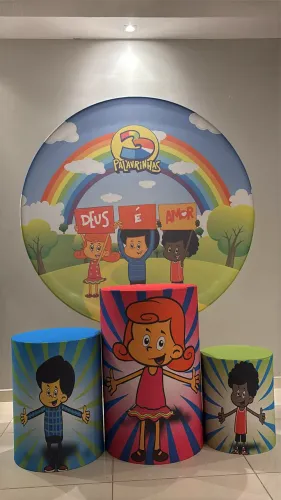 Decoração de aniversário três palavrinhas 