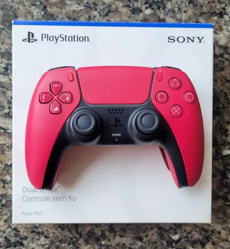 Controle PS5 Dualsense vermelho (usado)