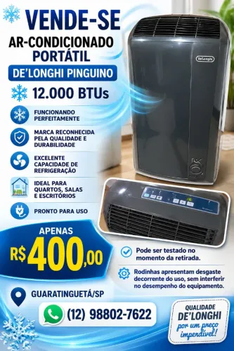 Compre seu ar condicionado portátil nessa época de frio...aproveite a oportunidade 