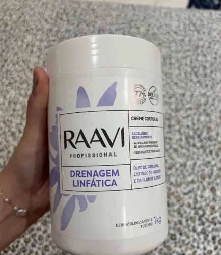 Creme raavi- drenagem linfática