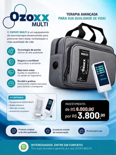 Ozoxx Multi Ozonizador ozonioterapia