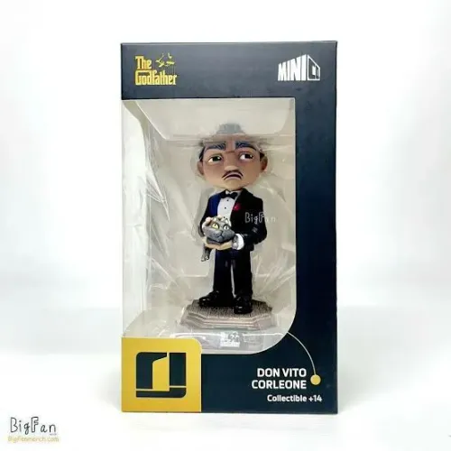 Estátua Don Corleone - O Poderoso Chefão - MiniCo - Iron Studios
