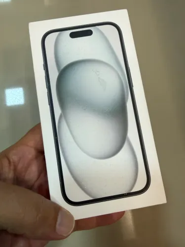 iPhone 15, preto, 128 Gb, NOVO
