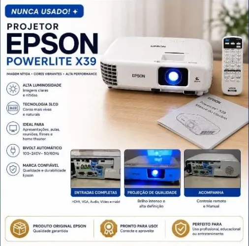 Projetor Epson powerLite X39
