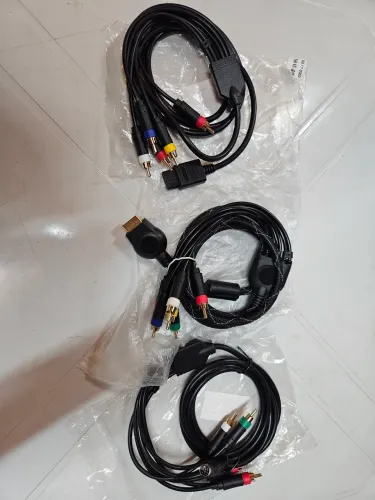 Kit Cabos V.Componente PS/N64/SEGA