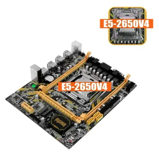 Kit Placa Mãe X99 + Processador Xeon 2650v4 Ddr4 Lga 2011-3