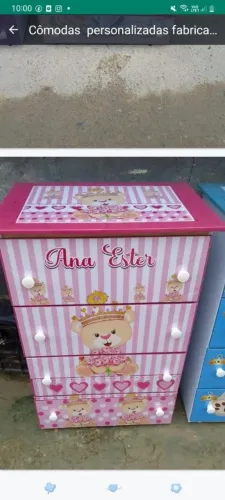 CÔMODA COM NOME DO BEBÊ