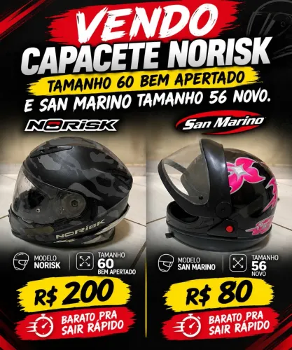 Capacete SAN marino e Norisk