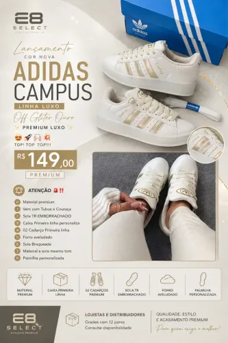 ADIDAS CAMPUS - Lançamento
