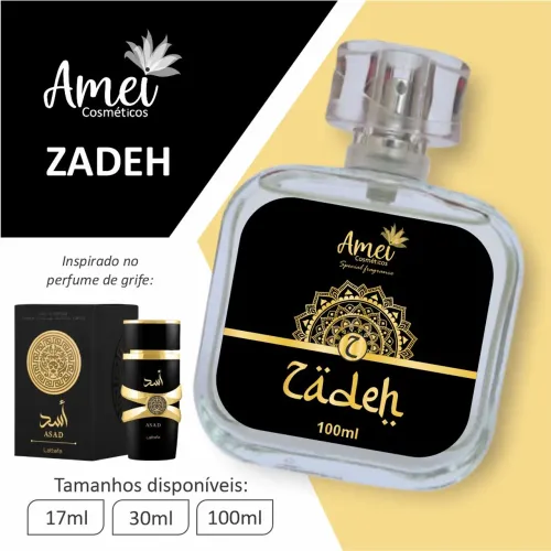 Perfume masculino Zadeh de 100ml