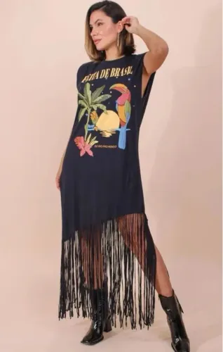 Vestido Farm Feita de Brasil novo