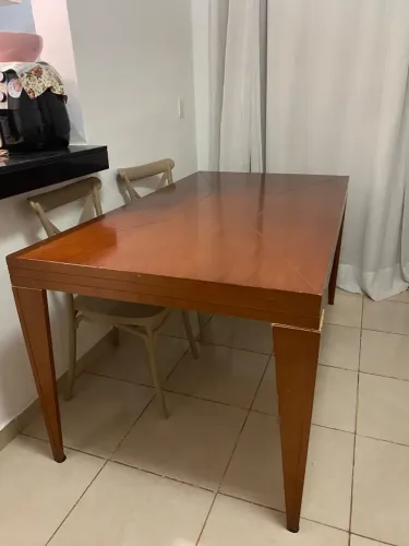 Mesa de Jantar Madeira 6 Lugares